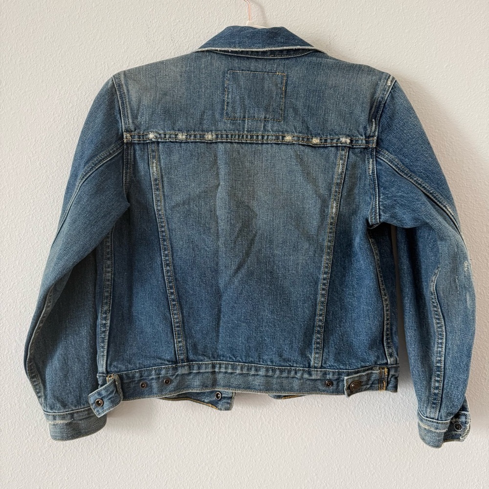 Abercrombie & Fitch Vintage Y2K Trucker Denim Jacket Small - Picture 4 of 5